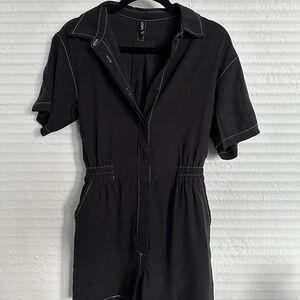Petite‎ Small Black Romper by Blue Steel